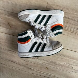 Adidas Kids Sneakers - White, Green, Orange